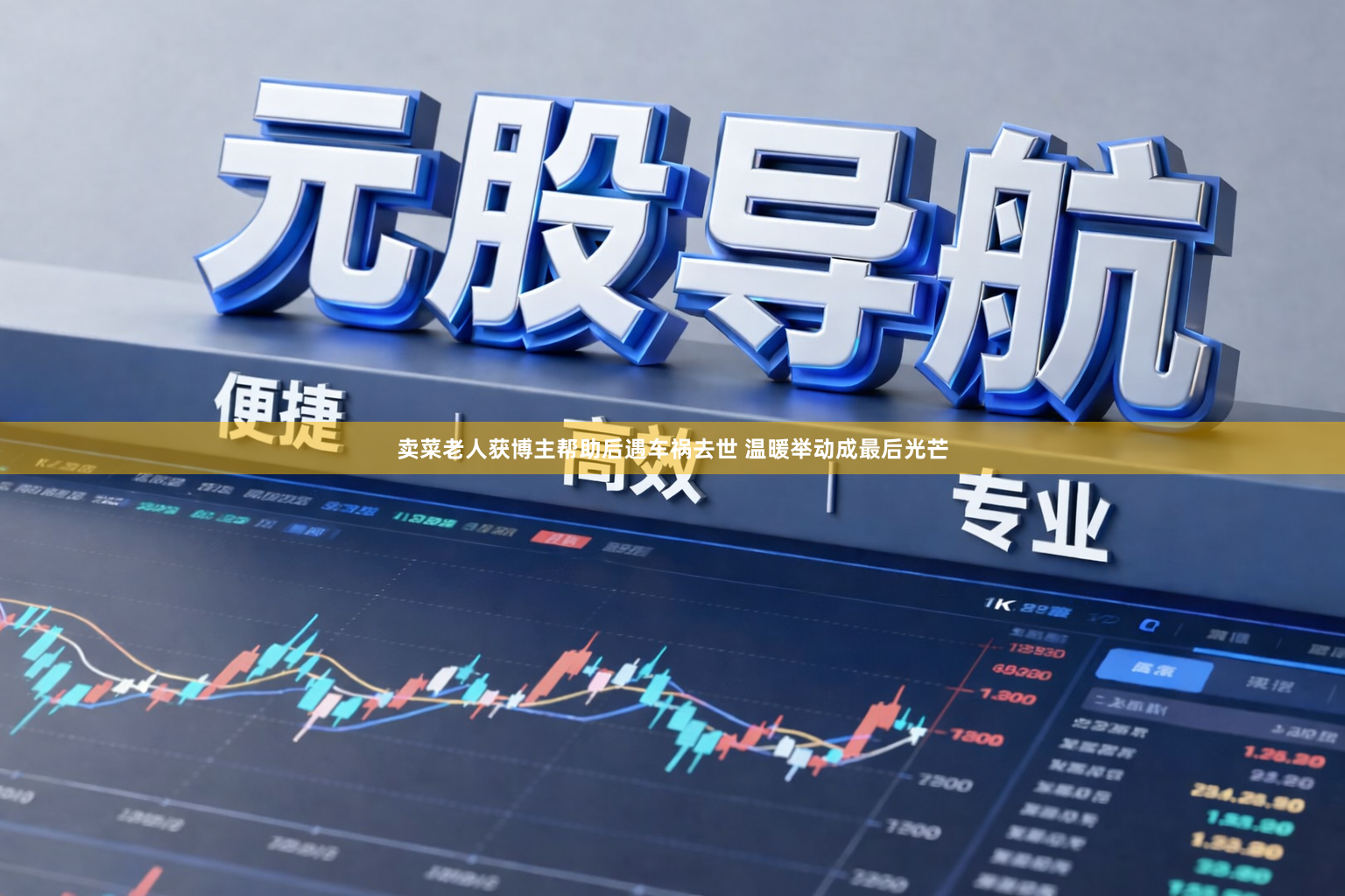 卖菜老人获博主帮助后遇车祸去世 温暖举动成最后光芒